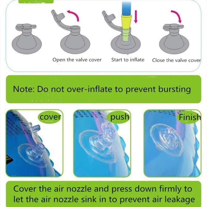 Inflatable Baby Crawling Roller Toy – Rattles & Educational Fitness Toy for 6–12 Months