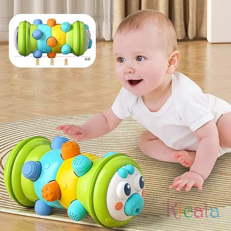 Baby Crawling Roller Toy – Educational Tummy Time & Sensory Development