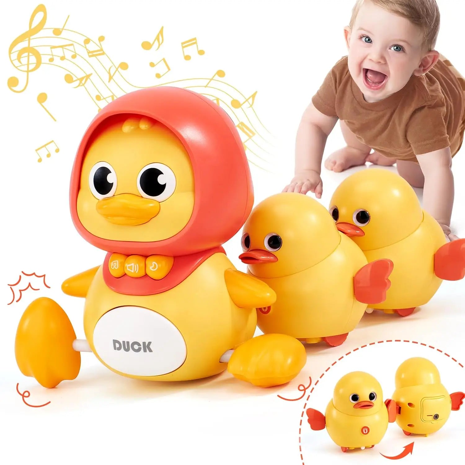 Dancing Crawling Baby Toy – Light-Up Tummy Time & Walking Fun for Toddlers