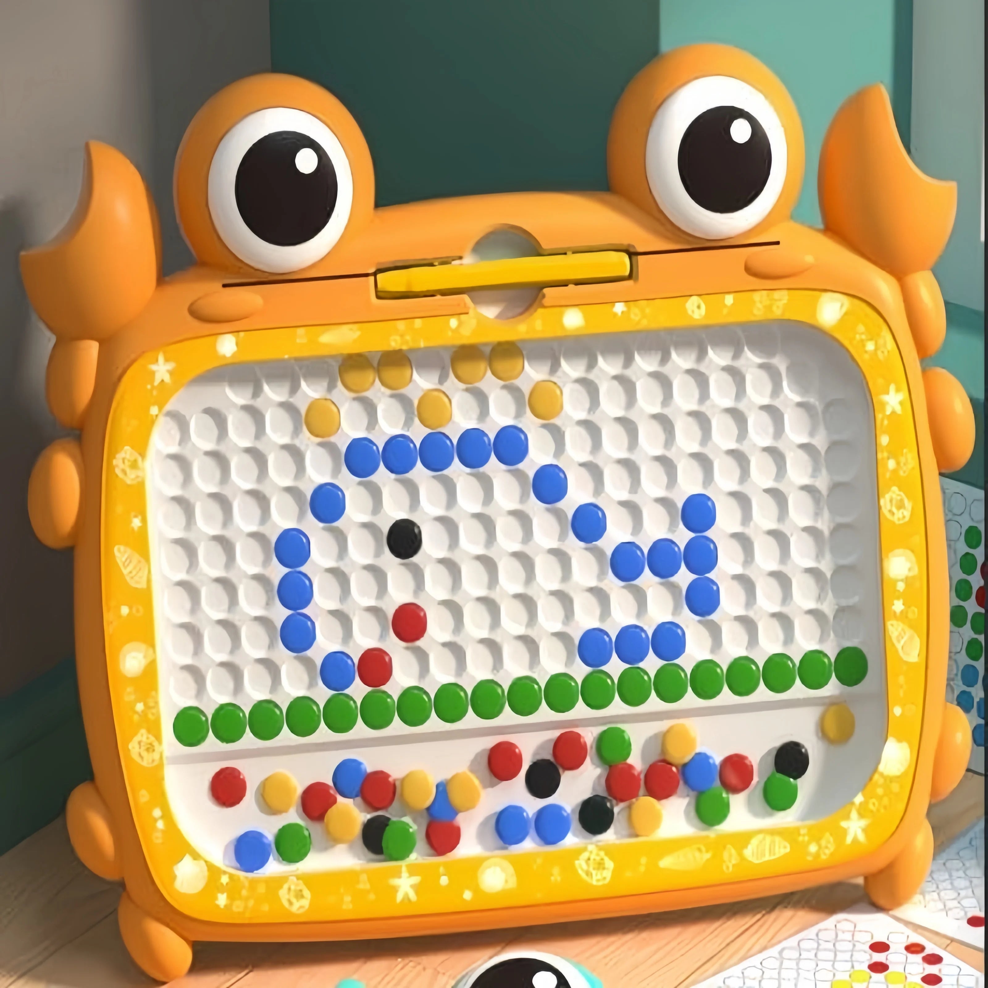 Magnetic Crab Drawing Board – Large Graffiti & Montessori Art Toy for Preschoolers