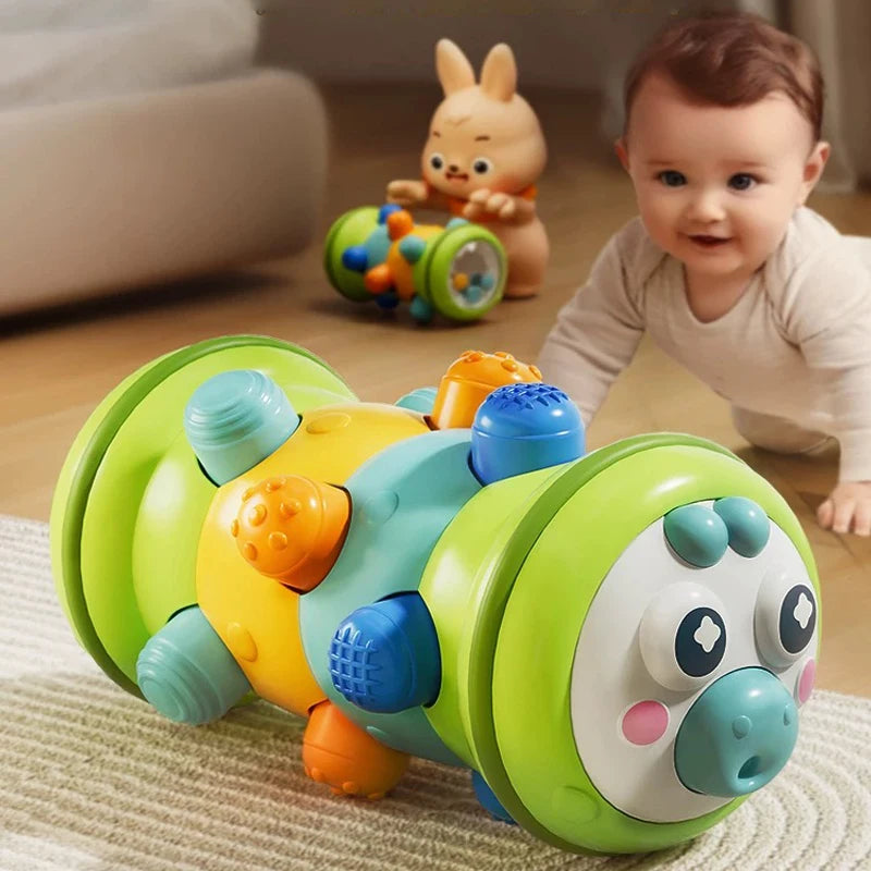 Baby Crawling Roller Toy – Educational Tummy Time & Sensory Development