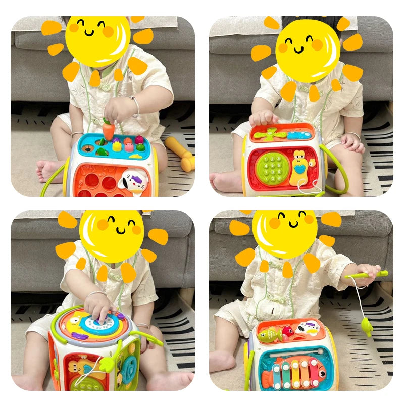 Baby Music Phone Toy – Sound & Light Learning Toy for 12+ Months
