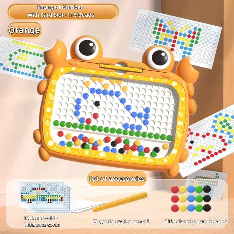 Magnetic Crab Drawing Board – Large Graffiti & Montessori Art Toy for Preschoolers